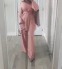 Damskie spodnie Damskie Spodnie Damskie Zestawy Eid Mubarak Kaftan Dubai Abaya Turcja Muzułmańska Moda Hidżab Odzież islam Abayas dla Musulman Ensem