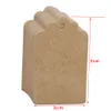 3*5 cm Kraft Etichetta di Carta Rettangolo Smerlato FAI DA TE Festa di Nozze Regalo Di Compleanno Desiderio Biglietto di Auguri Bagagli Prezzo Hang Tag Etichetta