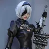 Alta calidad YoRHa No.2 tipo B 2BYoRH 2A 9S 2B peluca Cosplay peluca NieR: Automata disfraz jugar pelucas disfraces pelo + gorro de peluca Y0913