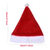 2018 Navidad Cosplay Sombreros Velvet Suave Peluche Santa Claus Hat Cálido Invierno Adultos Niños Navidad Cap Navidad DH0131