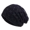 2021 moda maglia cappello floscio per le donne Skullies berretti doppio strato tenere in caldo elasticità cappelli Beanie berretti di pizzo femminili