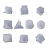 Craft Tools 10 Pcs Set Transparent Silicone Mold Decorative Crafts UV Resin DIY Dice Mould Epoxy Molds Jewelry Making Moulds Sets316I