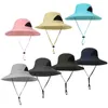 Chapeaux d'extérieur Chapeau de soleil Casquette d'été Protection UV à large bord pour le camping Pêche Randonnée Alpinisme