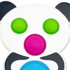 Fidget adorabile panda push pop bolla decompressione intelligenza educativa novità giocattoli per bambini