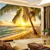 3D Peyzaj Duvar Kağıdı Güzel Hindistan Cevizi Plaj Görünümü HD Dijital Baskı Oturma Odası Yatak Odası Dekoratif Duvar Kağıdı Duvar Duvar Kağıtları