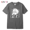 Xin Yiメンズカジュアル高品質100％コットンTシャツトップスカワイイハンターXハンターTシャツキルアZoldyck TシャツアニメティーシャツY0809