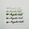 For Ehybrid Emblem Car Logo Sticker Side Fender Letter Badge Decal Nameplate9970186