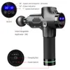 Massage Gun Fascia Gun Deep Muscle Relax Massage Elektrische Massager Fitnessapparatuur Ruisonderdrukking Ontwerp voor Male Vrouwelijke Terug Y1223