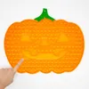 Halloween Pumpkin Shape Pioneer Toys Keychain Push Desktop Puzzle Sensory Anti Stress Bubbles Board Toy Pande9990319