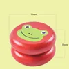 Симпатичные принты животных Деревянные Yoyo Игрушки для игрушек Ladybug Yo-YO TRAICE YO Игрушки для детей Китайский Деревянный YO Ball Professional G1125