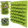 Planters & Pots 4/7/9/18/25/36/49/72 Pockets Wall Hanging Planting Bags Green Plant Grow Planter Vertical Garden Living Bag Supplies