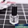 1 pc 5ml transparente estilo simples vazio cosmético quadrado unha óleo polonês garrafa com uma tampa escova garrafas de armazenamento frascos de fábrica preço especialista design Qualidade mais recente