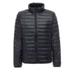 Heren Lichtgewicht Waterbestendig Packeerbaar Puffer Jacket Arrivals Herfst Winter Mannelijke Mode Stand Kraag Down Jassen 211214