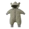 Jumpsuits Baby Romper Boy Clothes Autumn Winter Longsleeve Padded Hooded Suit Born Kids Clothing Toddler Outfits7566369