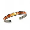 Armbanden blandad stil rostfritt stål manchette öppen initial manschett armband hastighetsmätare armband SP015054892
