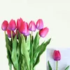 TULIP Kunstbloem Wit PU Echte Touch voor Woondecoratie Nep Tulpen Latex Bloemen Boeket Bruiloft Tuin Decor