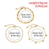 3Pcs/Set Snake Chain Sequin Tassel Anklet Set For Women Girls Bohemian Leg Gold Color Ankle Barefoot Beach Jewelry Gift