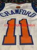 Il ricamo della maglia da basket Jamal Crawford da uomo e da ragazzo aggiunge qualsiasi numero di nome