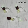 20mmOD plat Top Terp Slurper fumer Quartz Banger avec pilule verre marbre perles 90 degrés ongles pour eau Bongs Dab Rigs dabber outils