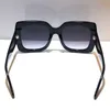 Lunettes de soleil design cadre noir GG0083 cadre carré plaque rétro lunettes pleines lunettes saccoche lunettes de soleil boîte d'origine