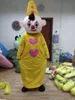 Performance Yellow Cap Doll Mascotte Kostuums Kerstmis Fancy Party Jurk Cartoon Karakter Outfit Pak Volwassenen Maat Carnaval Xmas Pasen Advertising Theme kleding