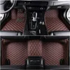 Konstgjorda l￤derbilgolvmattor f￶r VW Polo sedan Golf Tiguan Jetta Touran Touareg Auto Accessories1507712