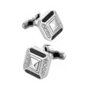 Black Enamel Camisa Francesa Cufflinks Jóias Camisa Cufflink para Mens Marca Moda Fashion Link Noivo Noivo Botão Cuff Links AE563684116169