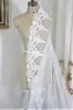 3m comprimento lace borda longo véu de noiva véu de cabeça nupcial com pente branco branco tulle vestido nupcial véu x0726