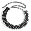 Kettingen IngeSight.Z 4 Kleuren Vintage Chunky Dikke Twisted Heavy Metal Punk Harnas Taille Buik Ketting Vrouwelijke Lichaam Sieraden Gift