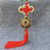 Porte-clés cinq empereurs argent véritable cuivre maison de ville Zhaocai route Lu Tong accès paix voiture pendentif ameublement Miri22