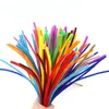 100pcs / Lot Bendaroos Montessori Matériaux Math Math Chenille Stems Sticks Puzzle Artisanat Enfants Pipe Nettoyant Creative Creative Jouet 5178 Q2