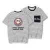 Anime Boisko-Boisko Hanako Kun T-shirt paski T Shirt Plus Size Topy Tees Lato Topy Męskie Krótki Rękaw Tshirt Chłopcy Ubrania G220223