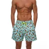 ملابس السباحة للرجال escatch Quick Summer Summer Mens Beach Board Shorts Mesh Liner Men Swim Trunks Wear