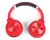 PC Oyun Kutusu için Kablosuz Kulaklıklar Başlıklı Bluetooth Kulaklık Metal Lazer Hifi Destek FM Plaggable Card4387311