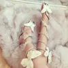 Snake Brap Sandals Женская летняя обувь Плоский клин Высокие каблуки Кристалл Женщины Гладиатор Бабочка Сандалии ОТКРЫТИЯ ОТКРЫТЫЙ КЛИПМЕННЫЙ КЛИНКА ЖЕНЩИНА 210306