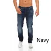 Jeans für Männer Sommer Knopfloch Shorts Hohe Qualität Jean Klassischer Stil Stretch Slim Denim Hosen Herrenhose 210622