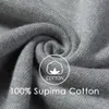 Luulla Men Spring swobodne na drutach w 100% bawełniane swetry w paski pullover jesienne moda
