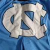 New University of North Carolina Men UNC Basketball Shorts Pocket PANTS All Stitched S-3XL 3 Colors Free Shipping