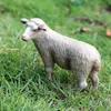 OENUX FARM Zwierzęta Symulacja Alpaca Lamb Lamb Sheep Goat Model Action Figury Figurki PVC Miniaturowa Edukacyjna Cute Toy Dla Kid C0220