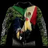 Hoodies dos homens camisolas Rooster México 3D em todo o Hoodie impresso para homens / mulheres harajuku moda retro moletom com capuz casaco casual p