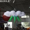 3pcs/pack 1.5m hanging advertising led inflatable flower decorations for wedding events stage party