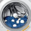 5 cm wiederverwendbare Wolltrocknerkugeln Natürliche Stoff Weichspüler Trocknen Kugeln Waschmaschine Weiß Trockenkabine Ball Home Waschkugel