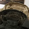 Veste d'hiver Canada Parka hommes vestes et manteaux épais coupe-vent chaud col à capuche doublure en polaire manteaux grande taille 6XL 7XL 8XL X0901