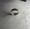 amor tallado anillo para hombre anillos diseño clásico joyería mujer Acero titanio Aleación chapado en oro Oro Plata Rosa Nunca se desvanece ancho 6MM tamaño 5-11 #