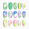 BORN PRETTY Leaves Pattern Rectangle Nail Stamping Plates Stainless Steel tropical Theme Nail Art Design Stamp Template