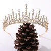 FORSEVEN Handmade Gold/Silver Color Shining Crystal Tiaras Crowns Headbands Bride Noiva Wedding Party Hair Jewelry Accessories