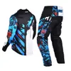 Willbros Element Ride Blackblue Motocross Dirt Bike Ofrroad MX Jersey Pants Combo Riding Gear Set4464771