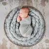 12 Colors Newborn Wool Braid Wrap Stretchy Wrap Baby Scarf Newborn Photo Props Blanket Photography Props Soft Baby Blanket 210317