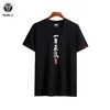 Ruelk 새로운 여름 캐주얼 티셔츠 남성 플러스 사이즈 의류 남성용 텍스트 패턴 라운드 넥 짧은 소매 패션 티셔츠 S-6XL 210317
