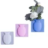 Vase de fleurs en silicone magique amovible suspendu vase mural coupé de fleur de fleur réutilisable fenêtre murale de cuisine décor 4996858